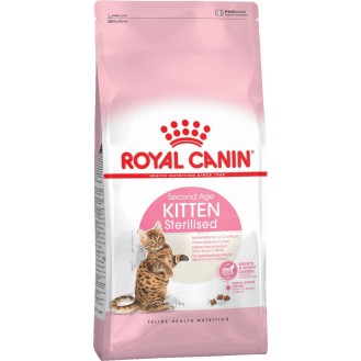 Royal Canin Second Age Kitten Sterilized Dry Food for Juvenile Sterilized Cats with Poultry 400gr Royal Canin Second Age Kitten Sterilized Dry Food for Juvenile Sterilized Cats with Poultry 400gr