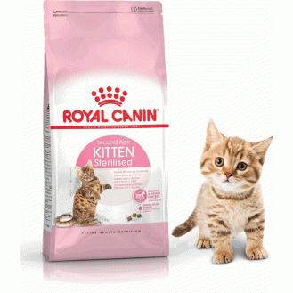 Royal Canin Second Age Kitten Sterilized Dry Food for Juvenile Sterilized Cats with Poultry 2kg Royal Canin Second Age Kitten Sterilized Dry Food for Juvenile Sterilized Cats with Poultry 2kg